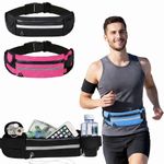 product_image_name-Generic-Sports Running Waist Bag with Water Bottle Holder & Phone Pocket – Shockproof, Adjustable Fitness Belt-1