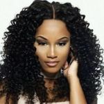 Curly Closure Hair Wig For Women