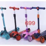 Scooter  Kids 3-Wheel Scoter – Colorful Adjustable Children Scoter