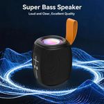 FOOMEE Portable Bluetooth Speaker With LED & Super Bass Lossless Audio Quality - image 5