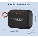 product_image_name-Zealot-S75 Portable Stereo Wireless Bluetooth Speaker-2
