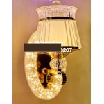 Fancy LED interior wall bracket light.