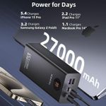 Romoss 65W PD Fast Charge 27000mA USB-C Portable Powerful Laptop Power Bank - image 3