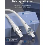 LDNIO LC861i LC862i 30W Fast Charging Type-C to Lightning Data Cable – Braided iPhone data sync charging Cable – 1M & 2M - image 4