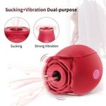 LZDUATAN USB Rose Vibrator Vagina Clitoris Sucker - image 6