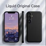 Samsung A57 Phone Case – Premium Black Silicone Case with Reinforced Camera Shield, Shockproof Armor & Scratch-Resistant. - image 2