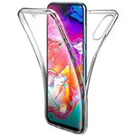 Genres Front And Back Transparent Case For Samsung Galaxy A70
