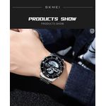 Skmei Stainless Analog Men Wrist Watch Water Resistance - image 3