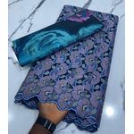 High Quality Simple Swiss Voile Lace With Stone