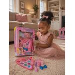 Generic Unique Portable Girl Child Makeup Kit Ages 5+ - image 2