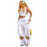 Crop up and down joggers 