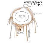 product_image_name-Fashion-Layered Pearl Tassel Love Pendant Necklace-4