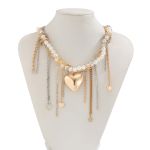 product_image_name-Fashion-Layered Pearl Tassel Love Pendant Necklace-7