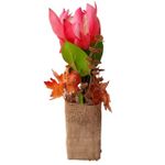 product_image_name-Generic-Beautiful Decorative Artificial Flower In Net Vase-2