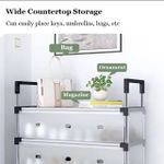 Fashion 7 Layer Multipurpose Dust Proof Seni-Transparent Shoe Rack Adjustable Storage Shelf - image 6