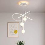 product_image_name-Generic-Dropping Light, Chandelier Light Ceiling Light for Living Room, Ultra Bright Light Chandelier Light Pendant Ceiling Lamp for Bed Room, Kitchen Light, 3 Color Bright Light Chandelier Roof Drop Light, Luxury Chandeliers for Home Decor-4