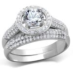 product_image_name-Fashion-AAA Diamond 925 Sterling Silver Wedding Ring Set-2