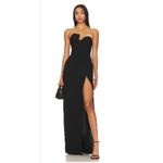 Fashion Black Strapless Puzzle Gown