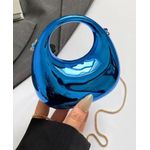 SMALL Acrylic(002) Clutch Handbag- Blue 