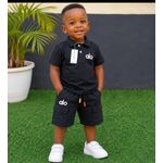 Fashion  Boys 2Piece  Polo & Cargo Shorts Set - image 2