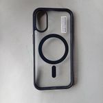  iPhone 16 Plus Black Carbon Fiber Magnetized MagSafe Protective Cover