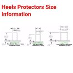 Fashion Black High Heel Protector Stopper Guard (Wide /Large) 1 Pair - Black - image 2