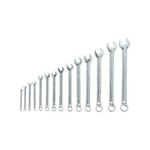 Set Of Flat & Ring Combination Spanners - (14 Pcs)