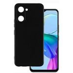 Vivo Y03 Silicone Back Cover Case black