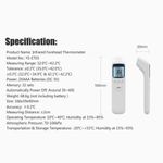 Generic YS-ET03 Infrared Forehead Thermometer Free Hand Advance - image 3