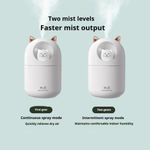 product_image_name-Generic-300ml Cute Cat Pink Portable USB Humidifier with Ambient RGB Light, Ultra Quiet Cool Mist, Rechargeable Indoor Air Moisturizer for Better Sleep and Dry Skin Relief in Bedroom, Office, Yoga, Indoor Spaces--Perfect Gift for Wife ,GF in Dry Season-5