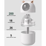 product_image_name-Generic-300ml Cute Cat Pink Portable USB Humidifier with Ambient RGB Light, Ultra Quiet Cool Mist, Rechargeable Indoor Air Moisturizer for Better Sleep and Dry Skin Relief in Bedroom, Office, Yoga, Indoor Spaces--Perfect Gift for Wife ,GF in Dry Season-6