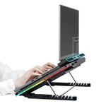 Generic Laptop Cooling Fans Stands Notebook PC Cooler Laptop Stand Adjustable Height - image 6