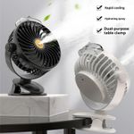 Generic Portable Clip Long-Lasting Silent Flow Mist Spray Fan - image 2