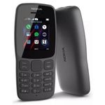 Nokia Dual Sim Button Phone - 1.77" - Wireless FM - 4MB/4MB - Torchlight – Black