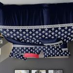 product_image_name-Generic-Lylah Stripes Bedsheet, Duvet With 4 Pillowcase-2