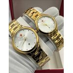 Lookworld Luxury Brand Gold Chain Wrist Watch For Couple 