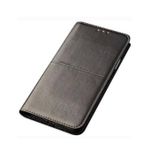Leather flip case for itel s26 ultra - black 
