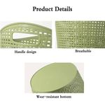 product_image_name-Generic-Large capacity rattan woven plastic laundry/storage multipurpose basket-4
