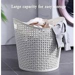 product_image_name-Generic-Large capacity rattan woven plastic laundry/storage multipurpose basket-7