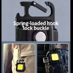 Generic 2-in-1 Combo Pack: Multifunctional COB Keychain Light + Premium PU Key Strap - image 5