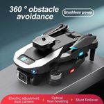 Generic S150 High Definition Dual Camera Obstacle Avoidance Wifi Drone Brushless Motor With 2 Batteries - image 4