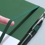 Generic A5 classic lined notebook, PU leather hard cover, diary and memo pad. - image 7