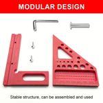 Generic 3D bevel multi-functional measuring tool, 22.5-90° adjustable, woodworking measuring tool, suitable for carpenters and engineers. - image 4