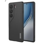 Generic Tecno Camon 40 Pro 4G/5G Solid Scratch Resistant Matte Black Silicone Back Case
