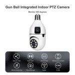 Generic Dual Lens Smart Bulb WiFi Camera – Night Vision, Motion Detection, PTZ 360° Security Camera - image 3