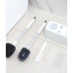 Generic 4-in-1 Wall Mounted Toilet Brush & Bathroom Cleaning Set - image 2
