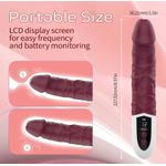 product_image_name-Generic-Waterproof Soft Silicone Vibrating Dildo Vibrator Sex Toy for Women, 12 Modes Vibrators, GSpot Vibrators, Powerful Vibrator Dildo, Women Sex Toy - Powerful Rechargeable Female Sex Toy For Intense Organism - High Frequency Vibrator Dildo-6