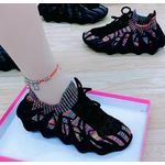 Breathable Unisex Flyknit Sneakers- Multicolor 