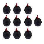 Generic 10Pcs Rubber Pool Billiard Cue Chalk Holders For