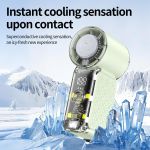 Generic 2-in-1 Handheld Fan With Night Light 199 Speed USB Rechargeable - image 3